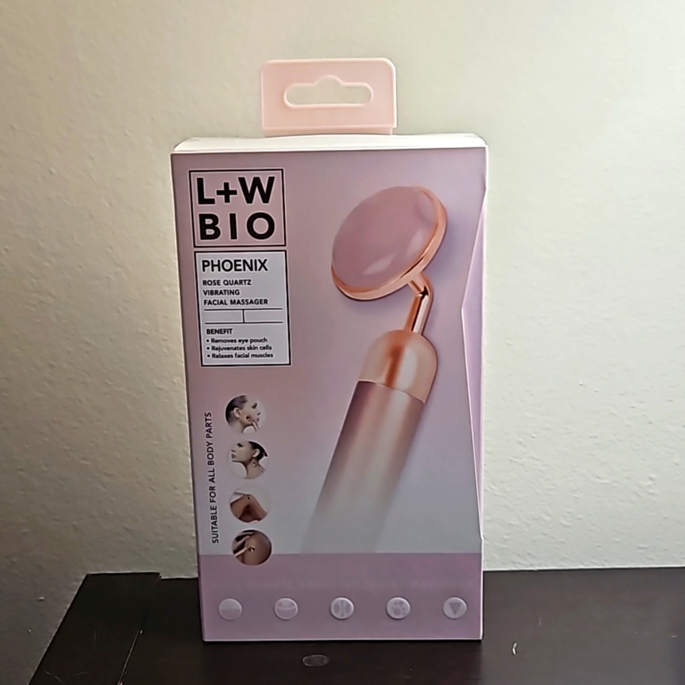 Luxe and willow rose quartz massager